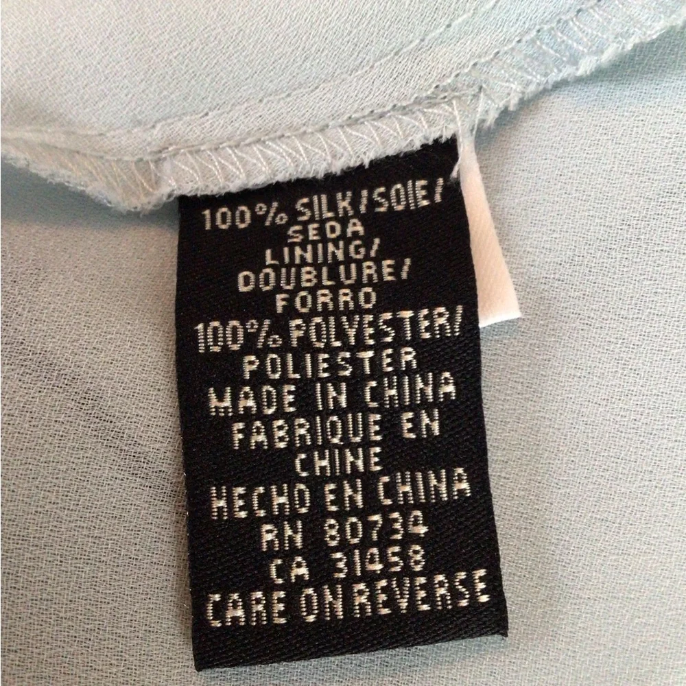 BCBGMAXAZRIA Woman’s 100% Silk Gray Floral Print Midi Dress. Size 4 - Picture 4 of 6